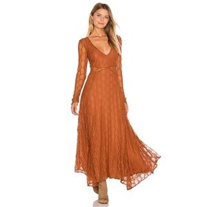 Free People Guinevere Lace Maxi Dress